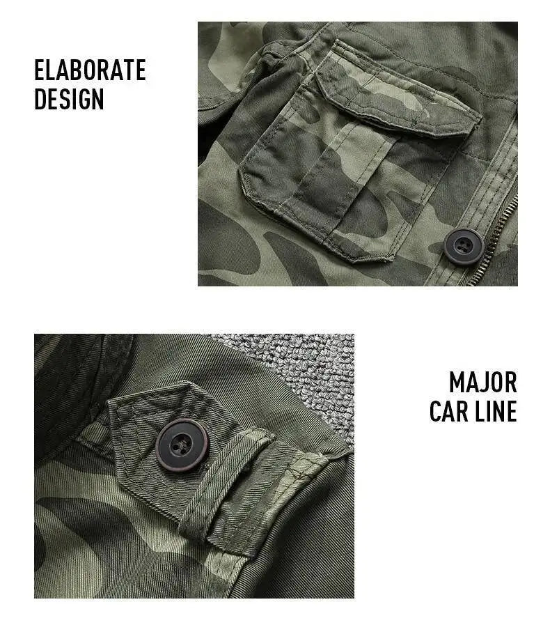 Signature Tunica Green Denim Cargo Jacket 23