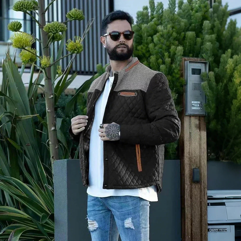 Signature Tunica Men's Diamond Quilted Puffer Down Jacket new