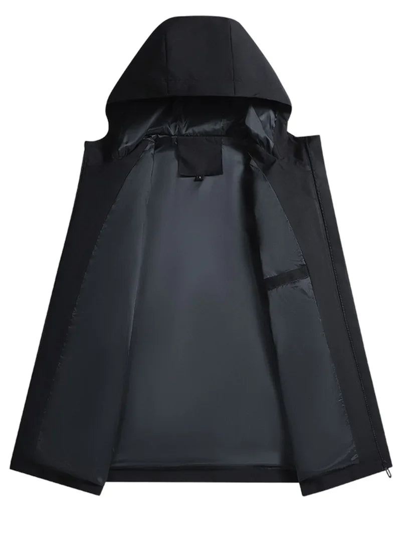 Signature Tunica Men's Lightweight Windbreaker Hooded Zip-Up Jacket for Hiking 7