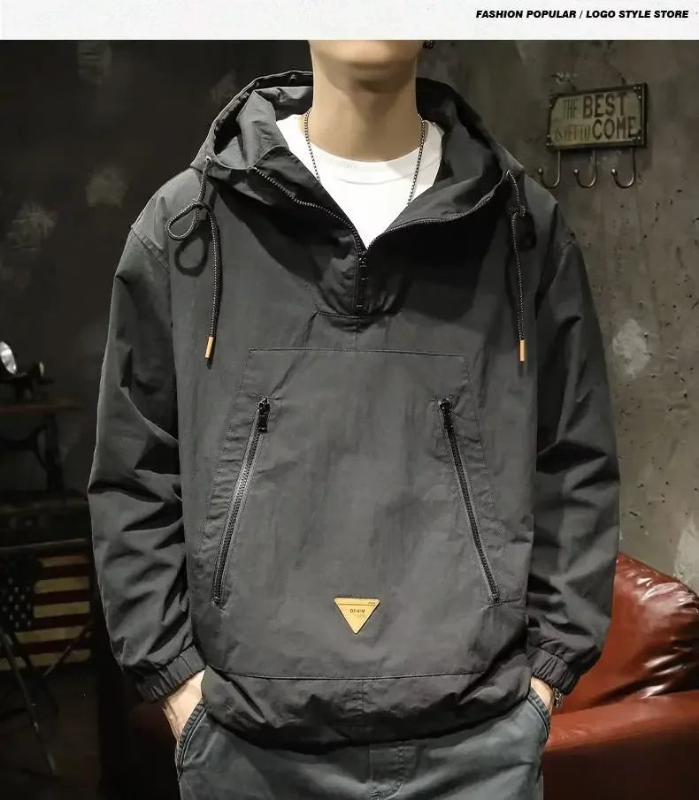 Signature_Tunica_Men_s_Style_Half-Zip_Hooded_Outdoor_Workwear_buy_Jacket_in_navi_mumbai