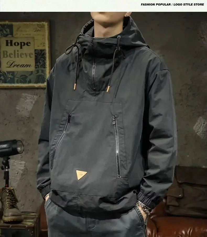 Signature_Tunica_Men_s_Style_Half-Zip_Hooded_Outdoor_Workwear_buy_Jacket_in_navi_thane