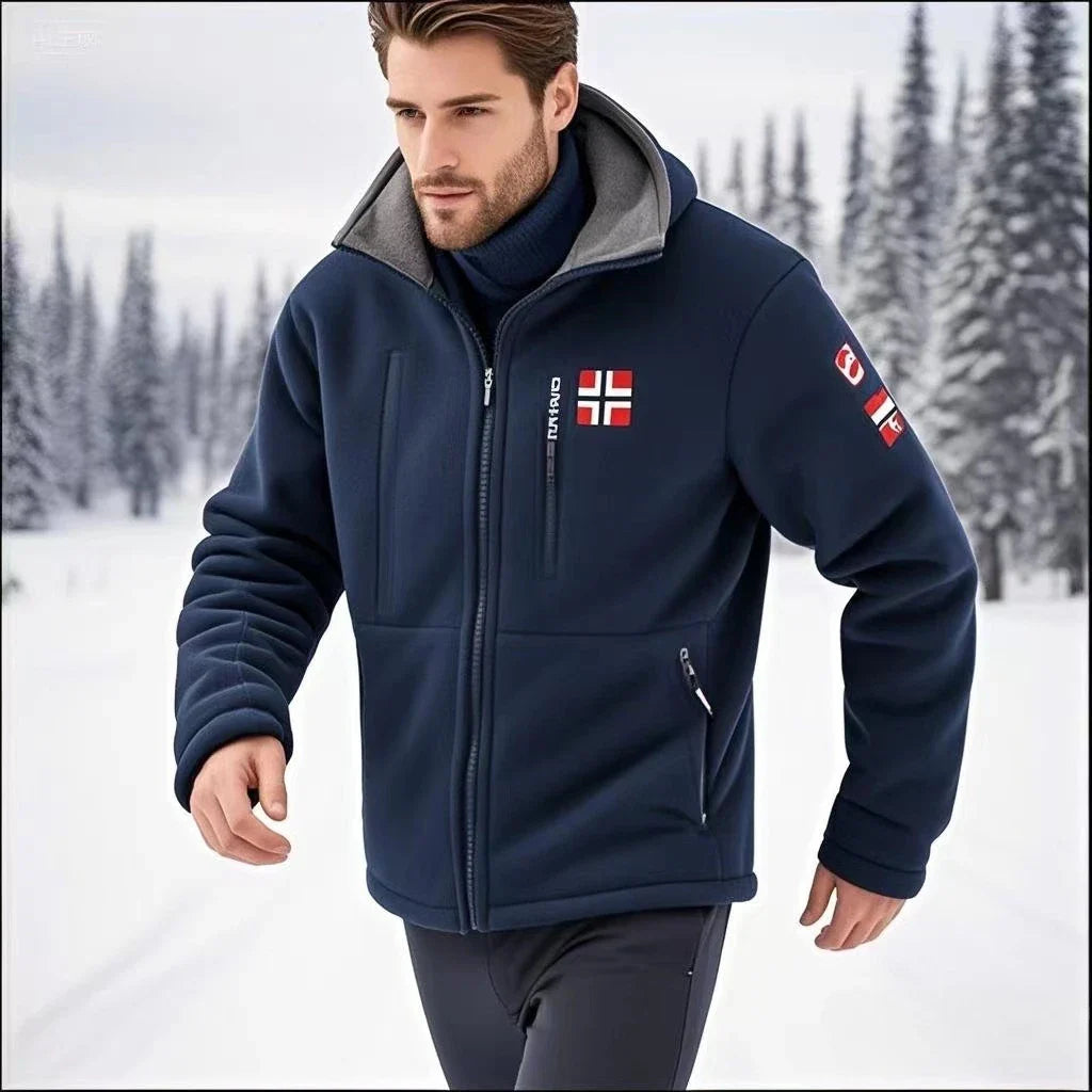 Signature Tunica Men's Thermal Polar Fleece Tactical Jacket 1