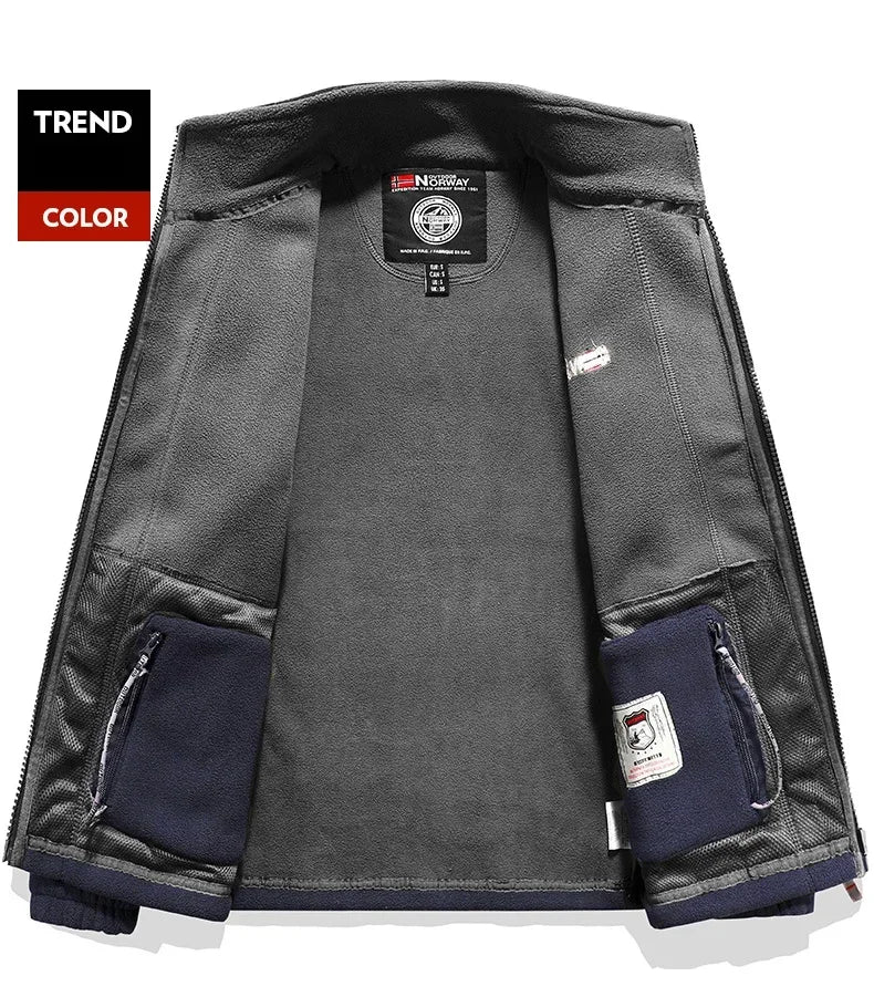 Signature Tunica Men's Thermal Polar Fleece Tactical Jacket 11