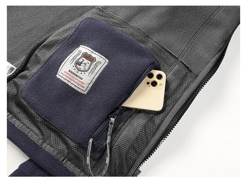 Signature Tunica Men's Thermal Polar Fleece Tactical Jacket 14