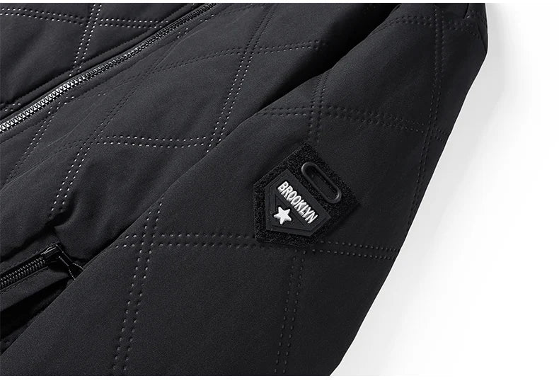 Signature Tunica Men's Thick Warm Parker Checkered Cotton Jacket in Gurgao 12