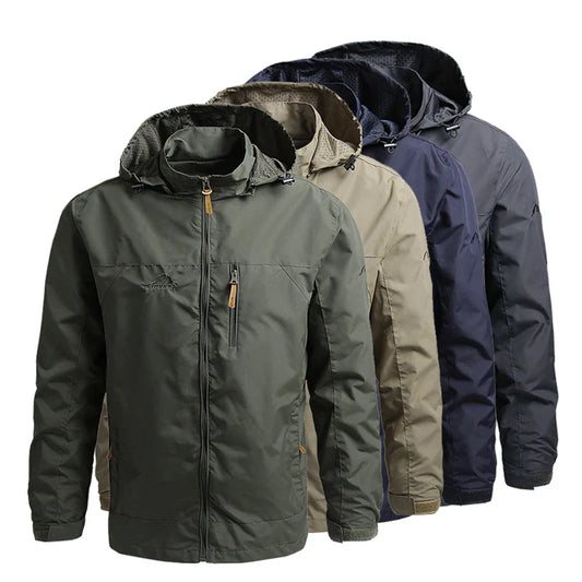 Signature Tunica Men's Thin Tactical Waterproof Hooded Field Jacket