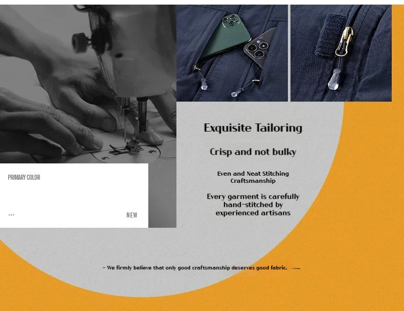 Signature Tunica Men's Waterproof Windbreaker & Autumn Workwear & Fishing Jacket 11