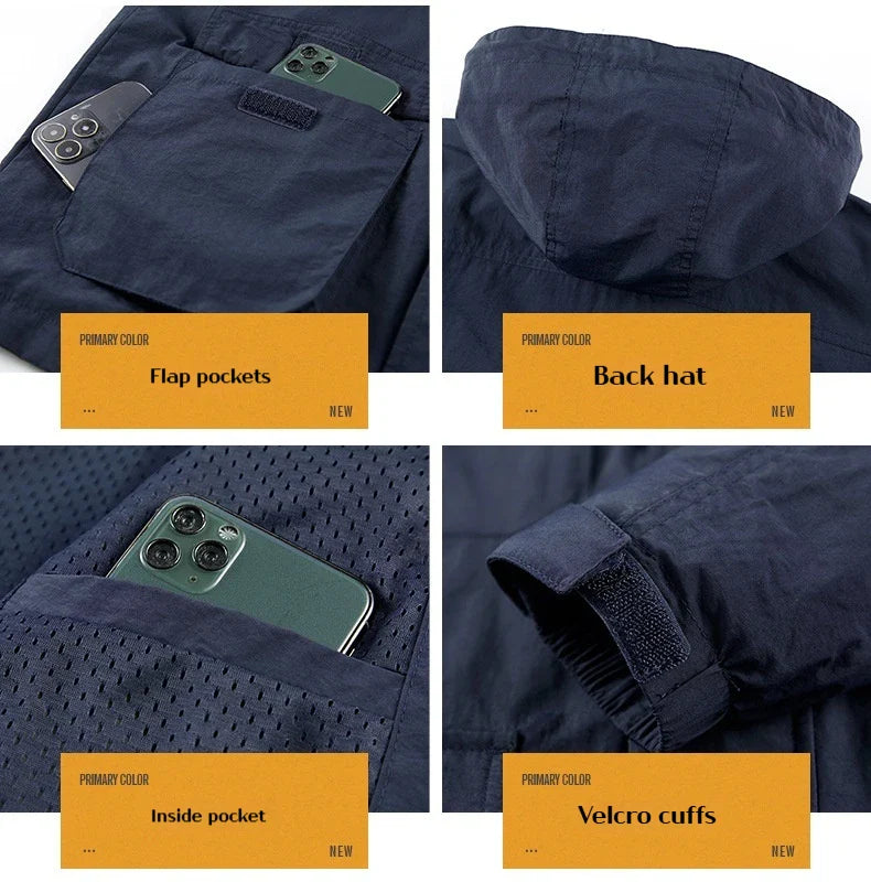 Signature Tunica Men's Waterproof Windbreaker & Autumn Workwear & Fishing Jacket 14