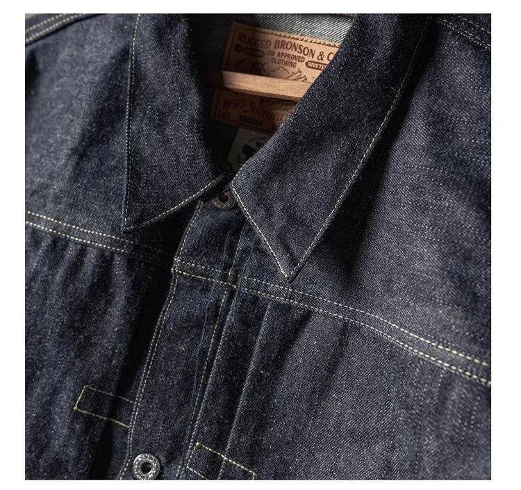 Signature Tunica Winter Men's Raw Selvedge Denim Jacket in Banglore trends