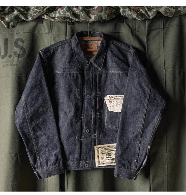 Signature Tunica Winter Men's Raw Selvedge Denim Jacket in Gurgaotrends