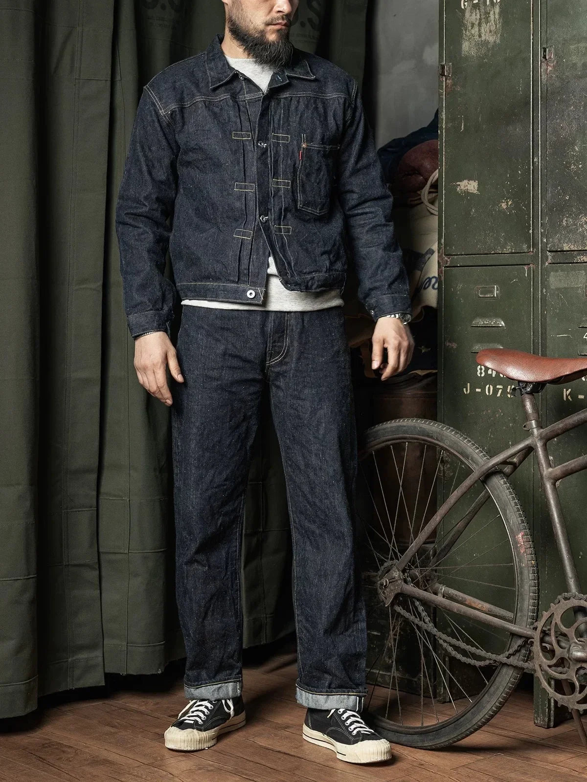 Signature Tunica Winter Men's Raw Selvedge Denim Jacket in mumbai