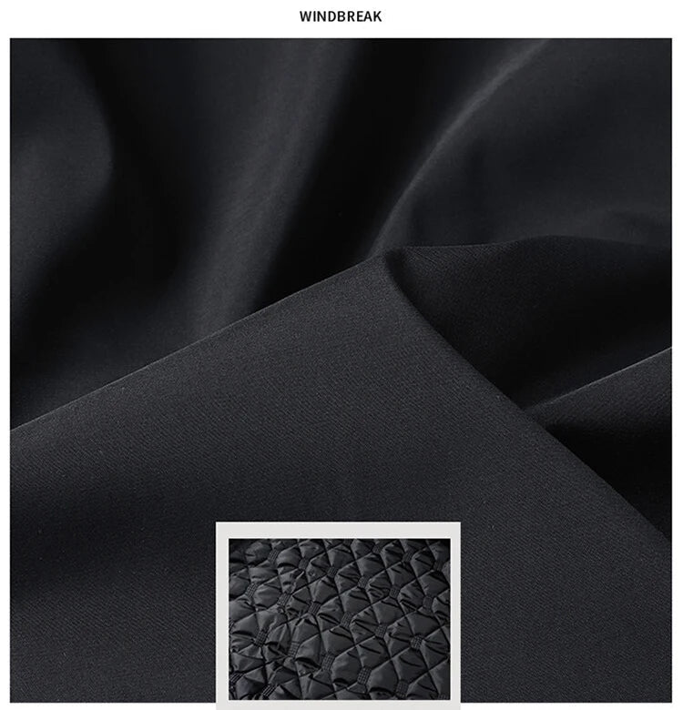 SingatureTunica Thick Stand Collar Solid Winter Jacket Men Waterproof Warm Business Casual Men Coats 9